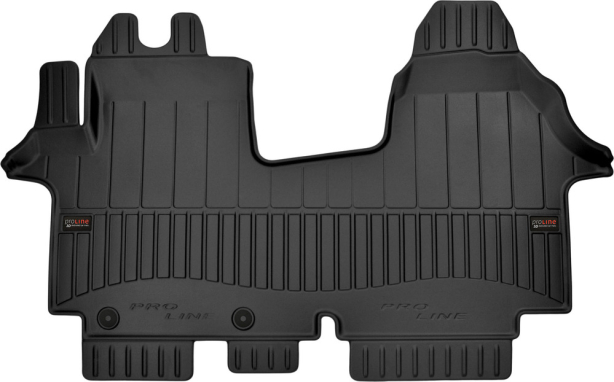 Резиновые коврики в салон Renault Trafic (mkII) 2001-2015; Opel Vivaro (mkI) 2001-2015; Nissan Primastar (mkI) 2001-2015 (1 ряд) (Frogum Proline Premium)