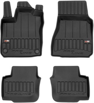 Резиновые коврики в салон Renault Twingo (mkIII) 2014→; Smart ForFour (mkII) 2014-2021 (Frogum Proline Premium)