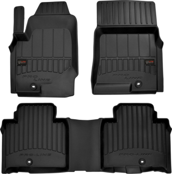 Резиновые коврики в салон SsangYong Rexton (mkII) 2017-2023; KGM Rexton (mkI) 2023→ 1-2 ряд Stingray Avto-Gumm Frogum Proline Premium