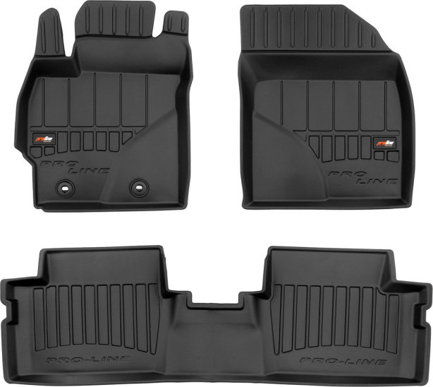 Резиновые коврики в салон Toyota Corolla (E150) 2006-2013 (EU) / Auris (mkI) 2006-2013 (Frogum Proline Premium)