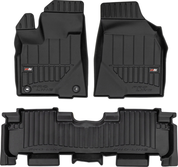 Резиновые коврики в салон Toyota Highlander (mkII) 2007-2013 (Frogum Proline Premium)