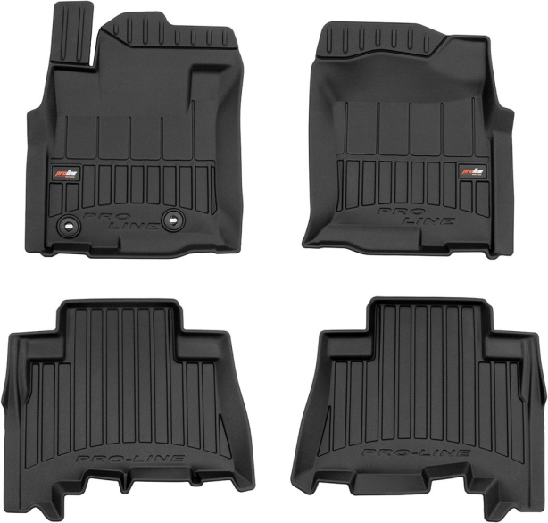 Резиновые коврики в салон Toyota Land Cruiser Prado (J150) 2013-2024; Lexus GX (mkII) 2013-2023 (Frogum Proline Premium)