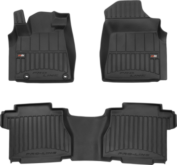 Резиновые коврики в салон Toyota Tundra (mkII) 2010-2015 (CrewMax) (Frogum Proline Premium)