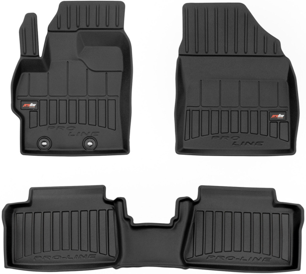 Резиновые коврики в салон Toyota Yaris (mkIV) 2020→ / Yaris Cross (mkI) 2020→; Mazda 2 (mkIV) 2022→ (гибрид) Frogum Proline Premium