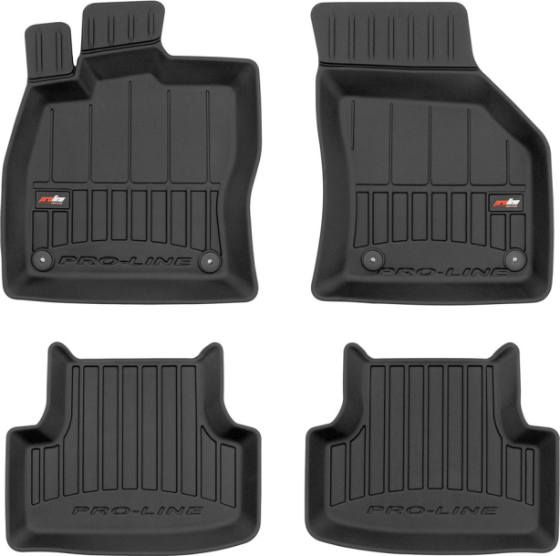 Резиновые коврики в салон Volkswagen Golf (mkVII) 2012-2021; T-Roc (mkI) 2017→; Seat Leon (mkIII) 2012-2020 (Frogum Proline Premium)