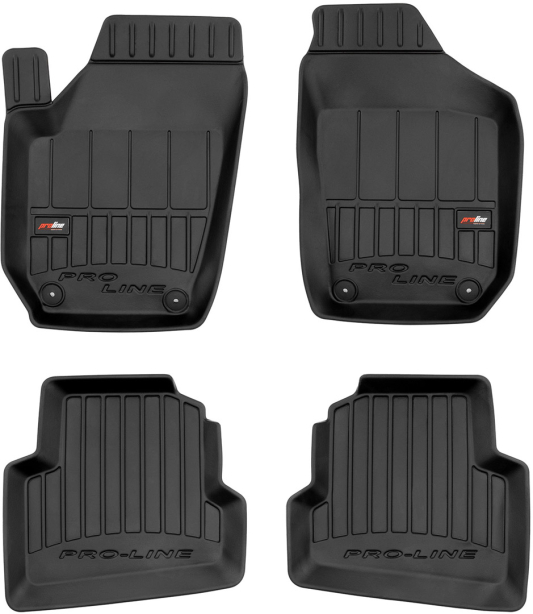 Резиновые коврики в салон Volkswagen Polo (mkIV) 2001-2010; Skoda Fabia (mkI) 1999-2007; Seat Cordoba (mkII) 2002-2008 (Frogum Proline Premium)