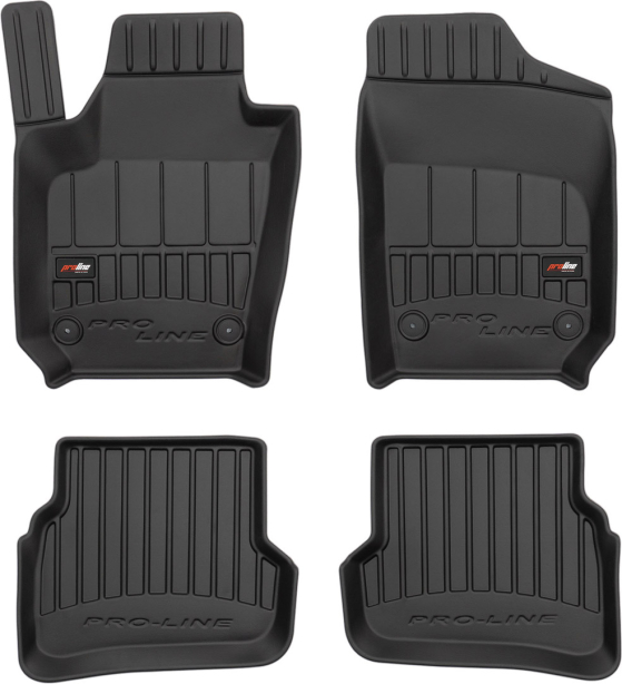 Резиновые коврики в салон Volkswagen Polo (mkV) 2009-2017; Skoda Fabia (mkIII) 2014-2022; Seat Ibiza (mkIV) 2008-2017 (Frogum Proline Premium)