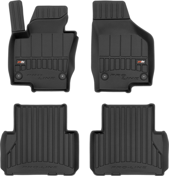 Резиновые коврики в салон Volkswagen Sharan (mkII) 2010-2022; Seat Alhambra (mkII) 2010-2020 (1-2 ряд) Stingray Avto-Gumm Frogum Proline Premium