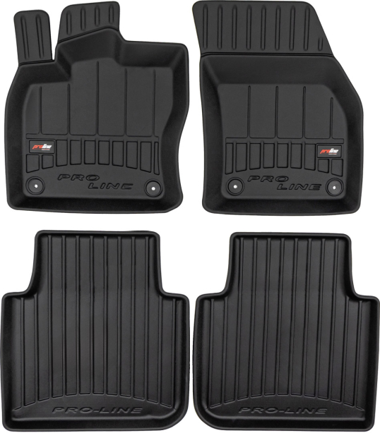 Резиновые коврики в салон Volkswagen Tiguan (mkII) 2016-2024 (Allspace); Seat Tarraco (mkI) 2016-2024 (Frogum Proline Premium)