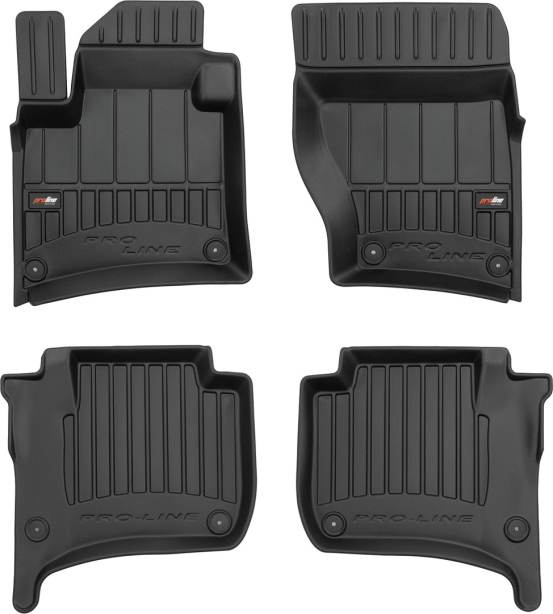 Резиновые коврики в салон Volkswagen Touareg (mkII) 2010-2018; Porsche Cayenne (mkII) 2010-2018 (Frogum Proline Premium)
