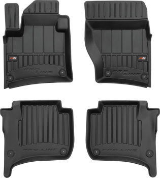 Резиновые коврики в салон Volkswagen Touareg (mkII) 2010-2018; Porsche Cayenne (mkII) 2010-2018 (Frogum Proline Premium)