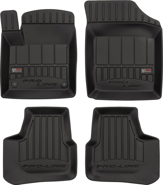 Резиновые коврики в салон Volkswagen Up! mkI 2011-2023; Seat Mii mkI 2011-2021; Skoda Citigo mkI 2011-2020 Stingray, Avto-Gumm, Frogum Proline Premium