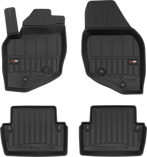 Резиновые коврики в салон Volvo S60 (mkI) 2001-2010 / S80 (mkI) 1998-2006 / V70 (mkI) 2000-2008 / XC70 (mkII) 2000-2008 Stingray, Avto-Gumm, Frogum Proline Premium