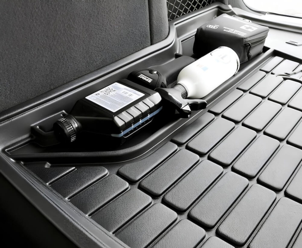 Гумовий килимок в багажник Audi A3/S3/RS3 (mkII) 2003-2013 (хетчбек)(передний привод) (Frogum Proline Premium). Фото 2