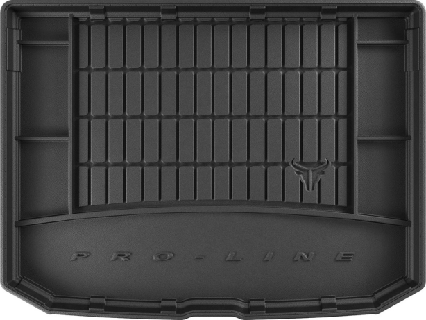 Резиновый коврик в багажник Audi RS3 (mkIII) 2013-2020 (хэтчбек) (без двухуровневого пола) Frogum Proline Premium