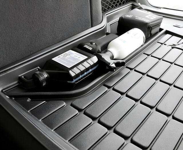 Гумовий килимок в багажник BMW X2 (F39) 2017-2023 (верхний уровень) (Frogum Proline Premium). Фото 2