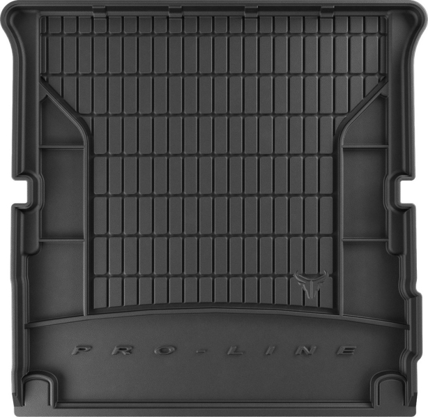 Резиновый коврик в багажник BMW X7 (G07) 2018→ (7 мест)(сложенный 3 ряд) (Frogum Proline Premium)