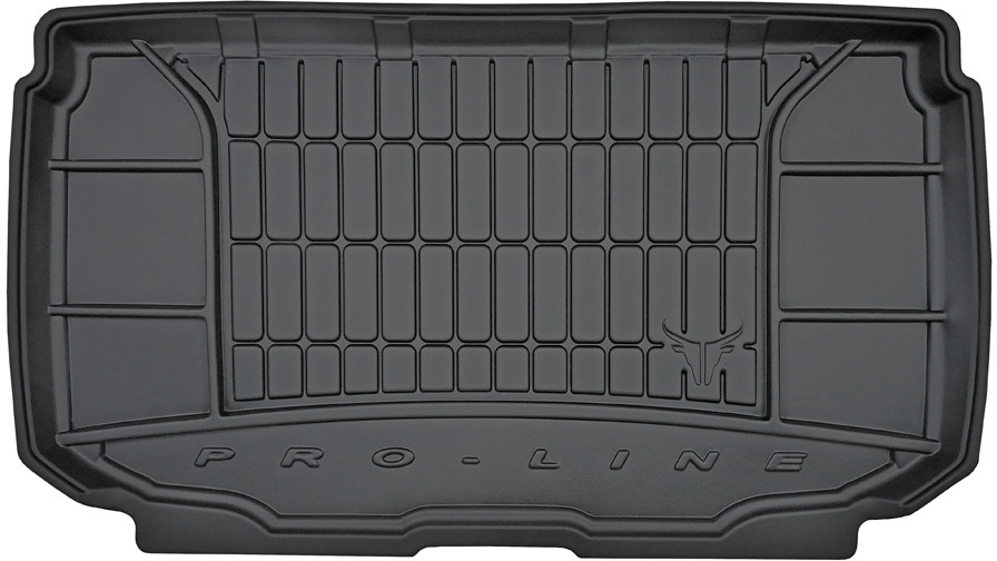 Резиновый коврик в багажник Chevrolet Aveo (mkII) 2011-2020 (хэтчбек)(верхний уровень) Frogum Proline Premium