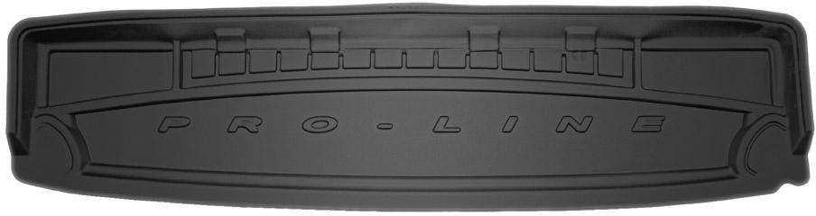 Резиновый ковер в багажник Chevrolet Orlando (mkI) 2010-2018 (7 мест)(разложенный 3 ряд) Frogum Proline Premium