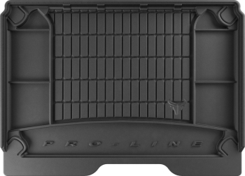 Резиновый коврик в багажник Citroen Berlingo (mkII) 2008-2018; Peugeot Partner (mkII) 2008-2018 (Frogum Proline Premium)