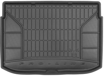 Резиновый коврик в багажник Citroen C3 Picasso (mkI) 2008-2017 (нижний уровень) Frogum Proline Premium