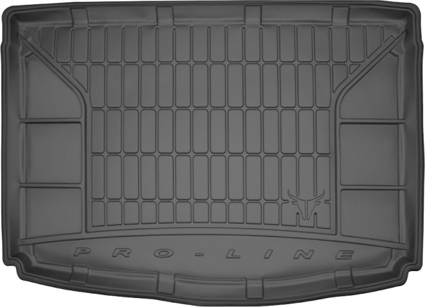 Резиновый коврик в багажник Fiat Punto (mkIII) 2005-2012 (Grande / Evo)(3-д.) (Frogum Proline Premium)