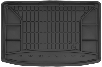 Гумовий килимок в багажник Ford EcoSport (mkII) 2017-2023 (верхний уровень)(с запаской) (Frogum Proline Premium)