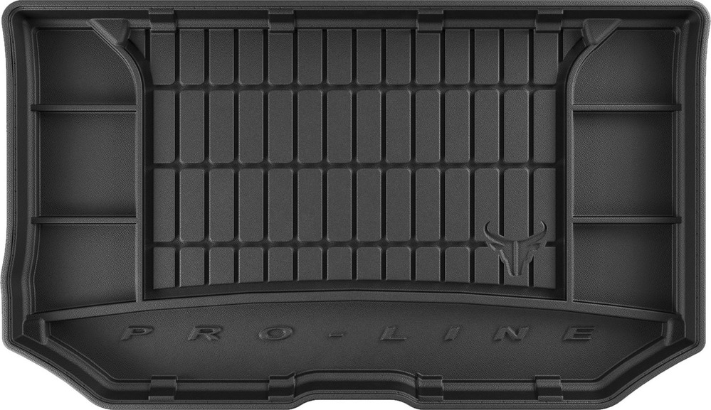 Гумовий килимок в багажник для Ford Fiesta (mkVII) 2017-2023 (Active)(верхний уровень) (Frogum Proline Premium)