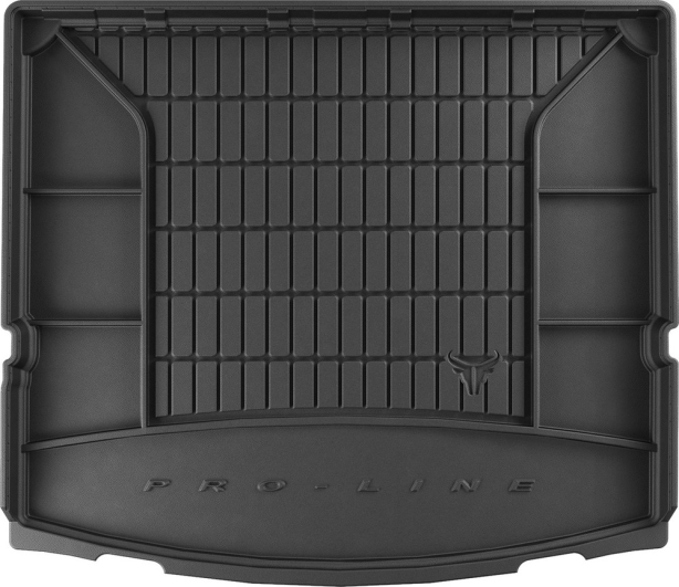 Резиновый коврик в багажник Ford S-Max (mkII) 2015-2023 (7 мест)(без двухуровневого пола)(сложенный 3 ряд) (Frogum Proline Premium)