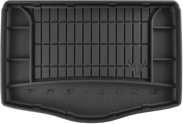 Резиновый ковер в багажник Honda Civic (mkIX) 2011-2017 (EU)(5-дверный хэтчбек)(нижний уровень) (Frogum Proline Premium)