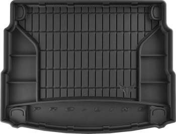 Резиновый коврик в багажник Hyundai i30 (mkII) 2011-2017 (5-дверный хэтчбек) (нижний уровень) Frogum Proline Premium