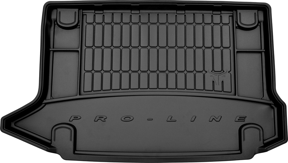 Резиновый ковер в багажник Hyundai Kona (mkI) 2017-2023 (EU) (верхний уровень) Frogum Proline Premium