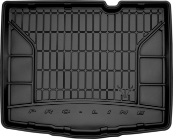 Резиновый коврик в багажник Jeep Renegade (mkI) 2014-2023 (нижний уровень) Frogum Proline Premium