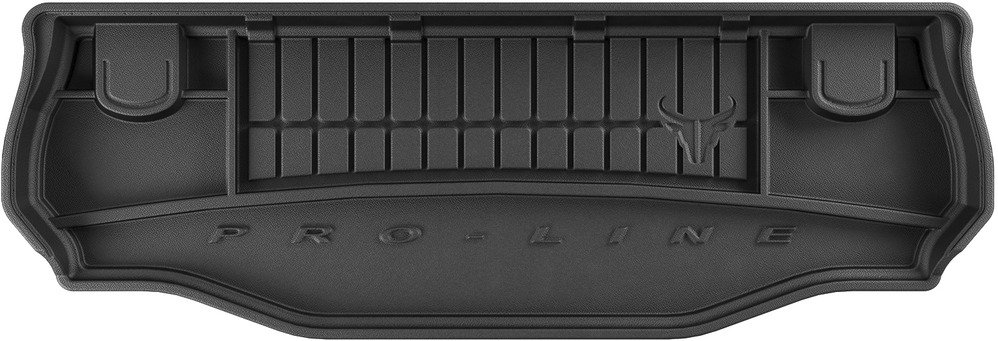 Резиновый ковер в багажник Jeep Wrangler (JK) 2006-2018 (3-дверный) без сабвуфера Frogum Proline Premium