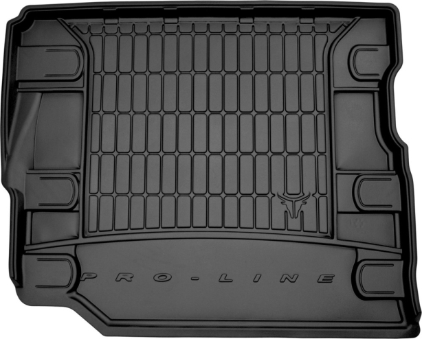 Резиновый ковер в багажник Jeep Wrangler Unlimited (JL) 2017→ (5-дверн.) (с органайзером) (с сабвуфером Alpine) (2 ряд без регулировок) (Frogum Proline Premium)
