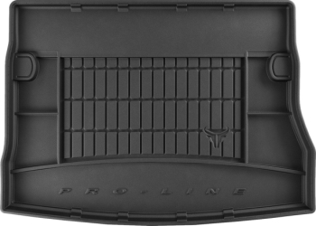 Резиновый ковер в багажник Kia Ceed (mkI) 2006-2012 (5-дверный хэтчбек) без органайзера Frogum Proline Premium