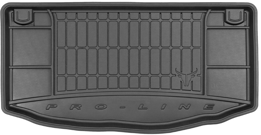 Резиновый коврик в багажник Kia Picanto (mkII) 2011-2017 без двухуровневого пола Frogum Proline Premium