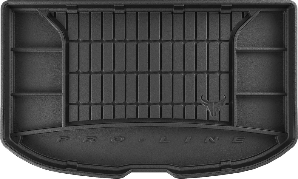 Гумовий килимок в багажник для Kia Soul (mkII) 2013-2019 (верхний уровень) (Frogum Proline Premium)
