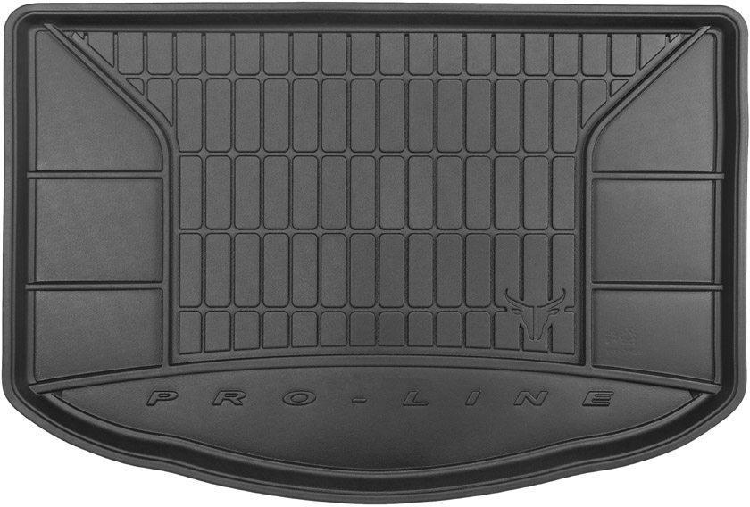 Гумовий килимок в багажник для Kia Soul (mkII) 2013-2019 (нижний уровень) (Frogum Proline Premium)