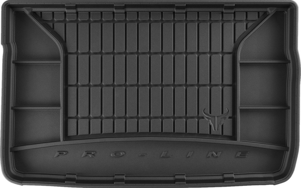 Резиновый ковер в багажник Mercedes-Benz A-Class (W169) 2004-2012 (нижний уровень)(с докаткой) (Frogum Proline Premium)