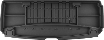 Гумовий килимок в багажник Mercedes-Benz GL-Class (X166) 2012-2015 / GLS-Class (X166) 2015-2019 (7 мест)(разложенный 3 ряд) (Frogum Proline Premium)