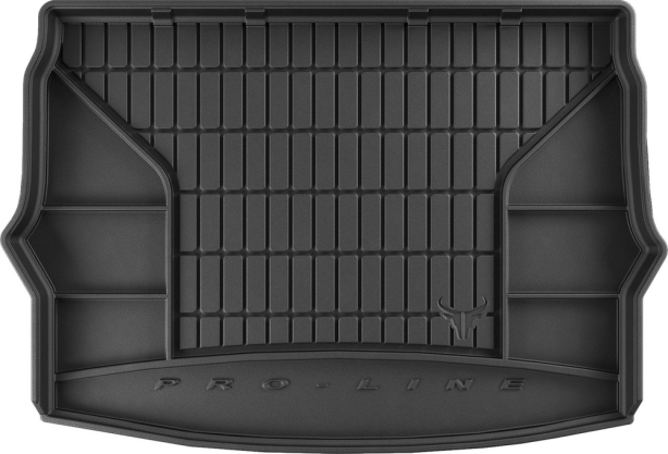 Резиновый коврик в багажник Nissan Qashqai (mkII) 2013-2021 (верхний уровень) Frogum Proline Premium