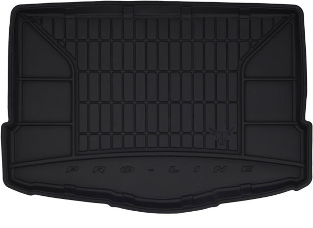 Резиновый ковер в багажник Nissan Qashqai (mkII) 2013-2021 с докаткой нижний уровень Frogum Proline Premium