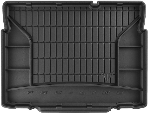 Резиновый ковер в багажник Opel Crossland (mkI) 2017-2024 (нижний уровень) Frogum Proline Premium