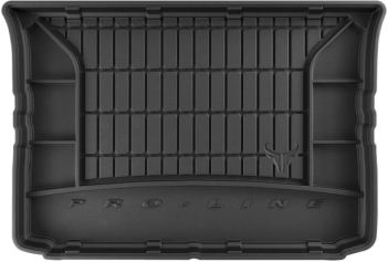 Гумовий килимок в багажник Renault City K-ZE (mkI) 2019→; Dacia Spring (mkI) 2021→ (с запаской) (Frogum Proline Premium)
