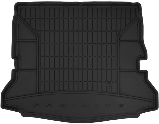 Резиновый ковер в багажник Renault Espace (mkV) 2015-2023 (7 мест)(сложенный 3 ряд) Frogum Proline Premium