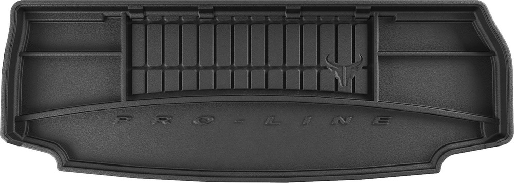 Резиновый коврик в багажник Renault Grand Scenic (mkIII) 2009-2016 (7 мест)(разложенный 3 ряд) Frogum Proline Premium