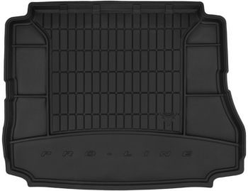 Резиновый коврик в багажник Renault Grand Scenic (mkIII) 2009-2016 (7 мест)(сложенный 3 ряд) Frogum Proline Premium