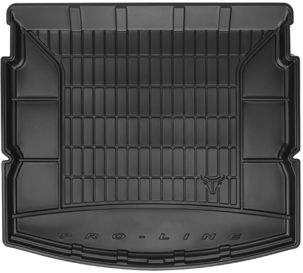 Резиновый ковер в багажник Renault Megane (mkIV) 2015-2024 универсал нижний уровень Frogum Proline Premium