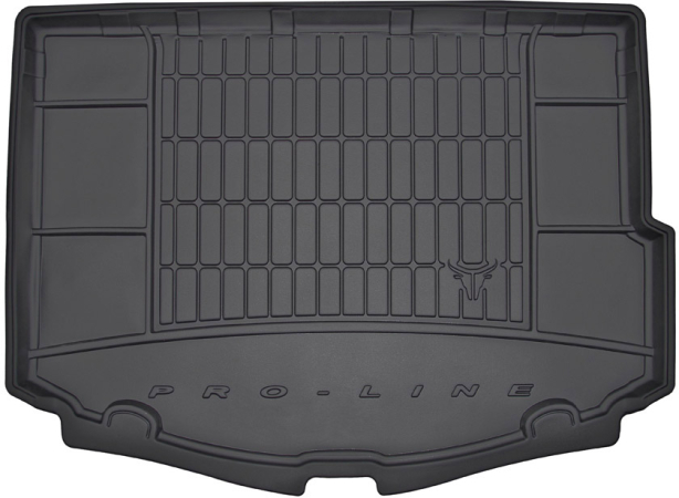 Резиновый ковер в багажник Renault Scenic (mkIV) 2016-2022 (верхний уровень) Frogum Proline Premium